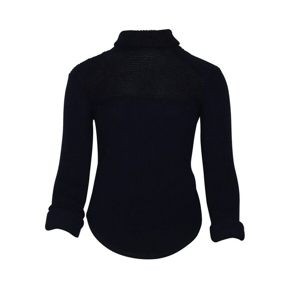 Pre Loved Isabel Marant Vintage Ribbed Knit Wool Sweater Women blue | navy blue - Picture 6 of 8